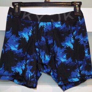 JKY Blue/Black Breathable Mesh Boxer Brief Underwear Size M Men's